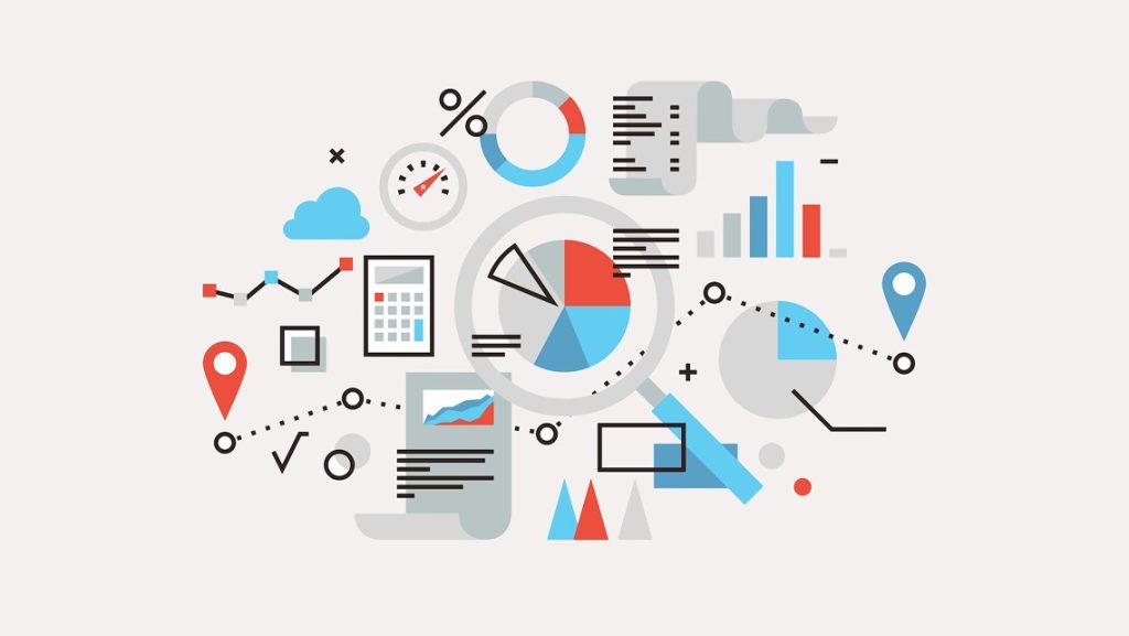 vector image representing complete  guide on the qualification of the audit report
