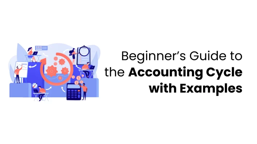 Vector image reference of accounting course for beginners