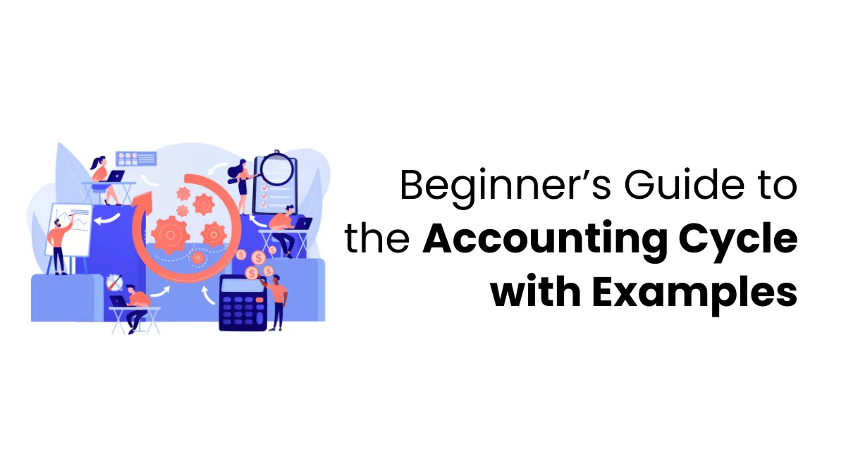 Vector image reference of accounting course for beginners