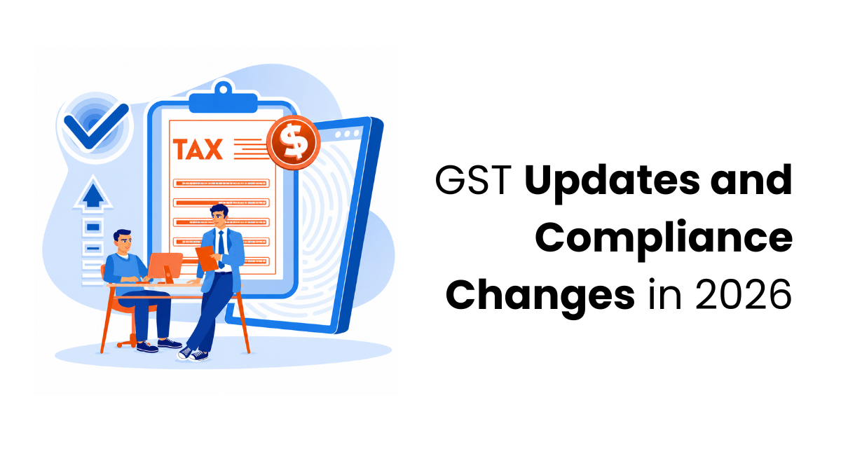 GST updates and compliance changes vector image