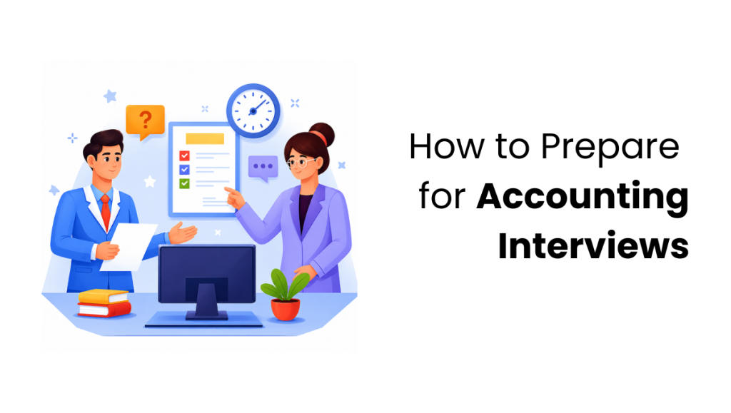 accounting interview vector image
