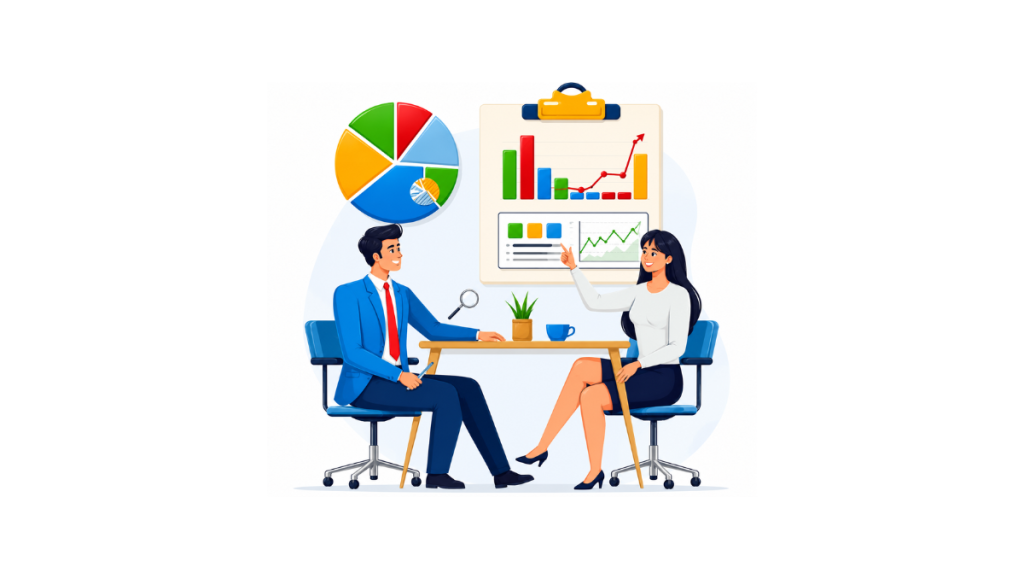 accounting interview preparation vector image 