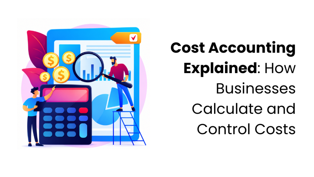 cost accounting vector image